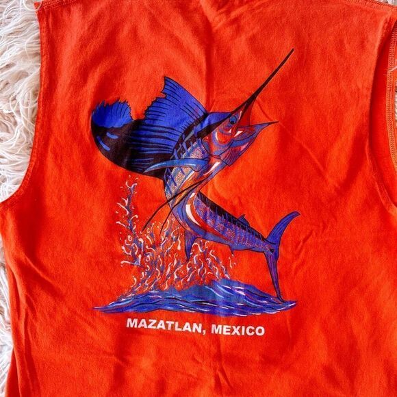 Vintage XL Mazatlan Mexico Tank Top - Picture 4 of 4
